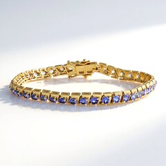 Bracciale in argento con Tanzanite