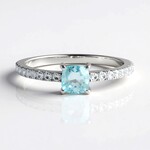 Anello in argento con Zircone Ratanakiri