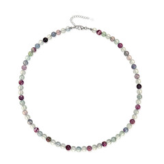 Collana in argento con Fluorite