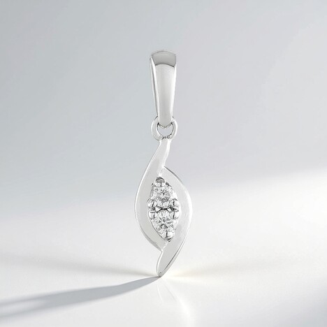 Ciondolo in argento con Diamante I2 (H)