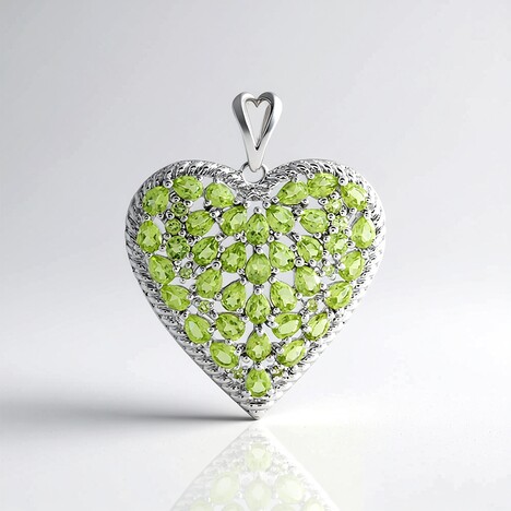 Ciondolo in argento con Peridoto