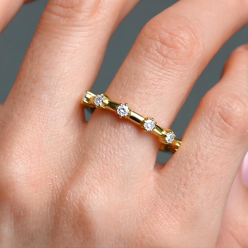 Bague en or et Diamant IF (G) (de Melo)