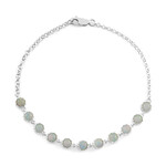 Bracciale in argento con Opale di Welo