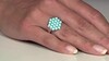 Zilveren ring met Sleeping Beauty Turkooisen (Faszination Türkis)