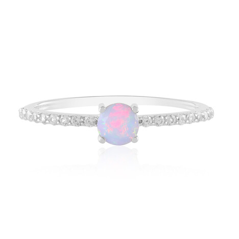 Anillo en plata con Ópalo de Welo