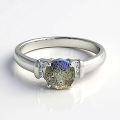 Anello in argento con Spectrolite