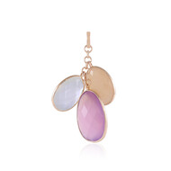 Zilveren hanger met een Lavendel Chalcedoon (KM by Juwelo)
