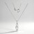 Collana in argento con Topazio Bianco