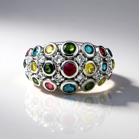 Bague en or et Tourmaline rose du Brésil  (KM by Juwelo)