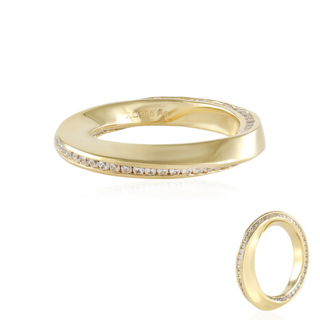 Zilveren ring met zirkonen (KM by Juwelo)