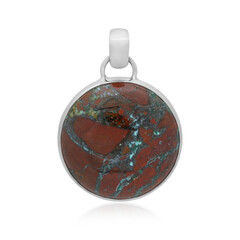 Pendentif en argent et Zarinite (Bali Barong)