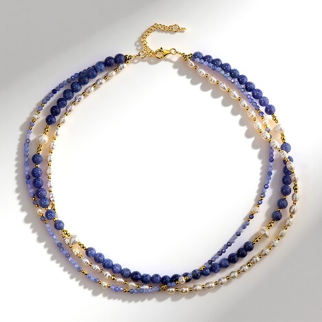Collana in argento con Tanzanite (Riya)