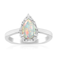 Australischer Opal-Silberring