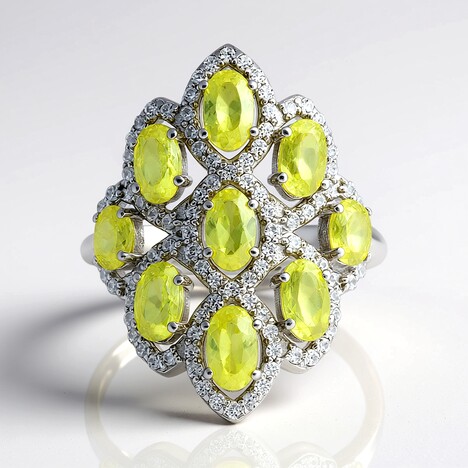 Anello in argento con Sfene