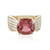 Bague en or et Tourmaline rose du Nigéria (de Melo)