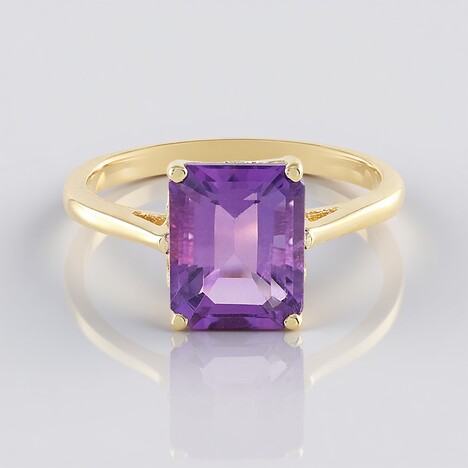 Anello in argento con Ametista del Marocco