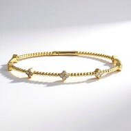 Gouden armband met SI1 (H) Diamanten (CIRARI)