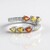 Anello in argento con Zaffiro Rosso
