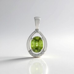 Ciondolo in argento con Sfene