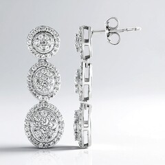 Orecchini in argento con Zircone (de Melo Essence)