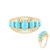9K Sleeping Beauty Turquoise Gold Ring (Ornaments by de Melo)