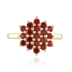 Bague en argent et Rubis de Tanzanie