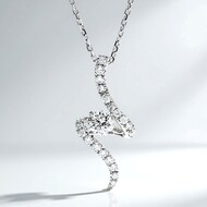 Collana in oro con Diamante SI1 (H) (CIRARI)