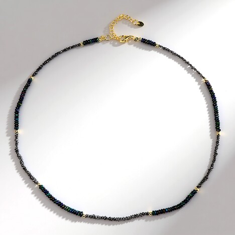 Collana in argento con Diamante Nero