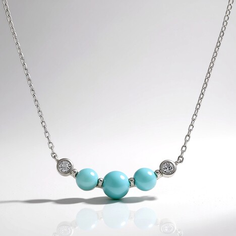 Collana in argento con Larimar