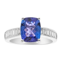 Anillo en oro con Tanzanita AAA (CIRARI)