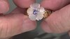 Zilveren ring met een witte kwarts (Gems en Vogue)