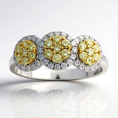 Anello in oro con Diamante Giallo SI2 (CIRARI)