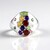Anello in argento con Granato Mozambico