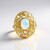 Anello in argento con Opale di Welo (Ornaments by de Melo)