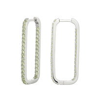 Orecchini in argento con Peridoto