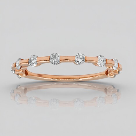 Anello in oro con Diamante I1 (H)