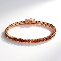 Bracciale in argento con Zircone Rosa