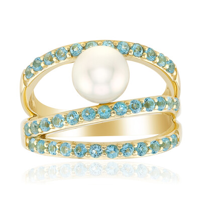 Akoya-Perlen-Goldring (Michelle Albala)