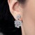 Boucles d'oreilles en argent et Zircon (de Melo)