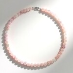 Collana in argento con Quarzo Rosa