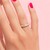 Bague en or et Diamant rose de France SI1 d'Argyle  (Annette)