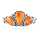 Zilveren armband met een Oranje stekelige oester (Desert Chic)