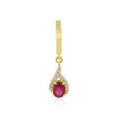 Pendentif en argent et Rubis de Bemainty