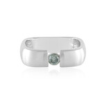 Bague en argent et Diamant bleu ciel I2 (de Melo Essence)