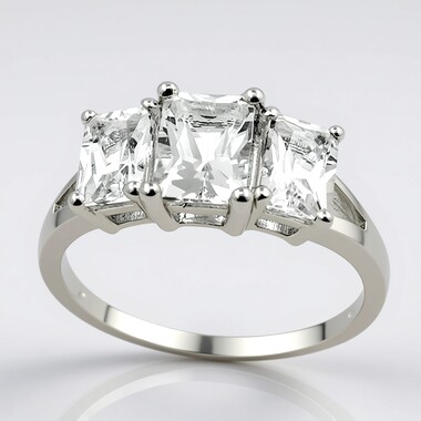Danburite Silver Ring