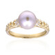 Anillo en oro con Perla rosa Freshwater (CIRARI)