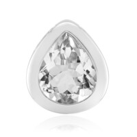 Colgante en plata con Topacio blanco