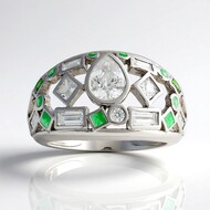 Anello in argento con Zircone (SAELOCANA)