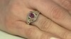 Bague en or et Tourmaline rose du Brésil  (Rifkind 1894 Collection)