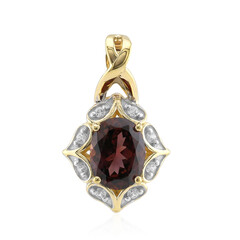 9K Songea Ruby Gold Pendant